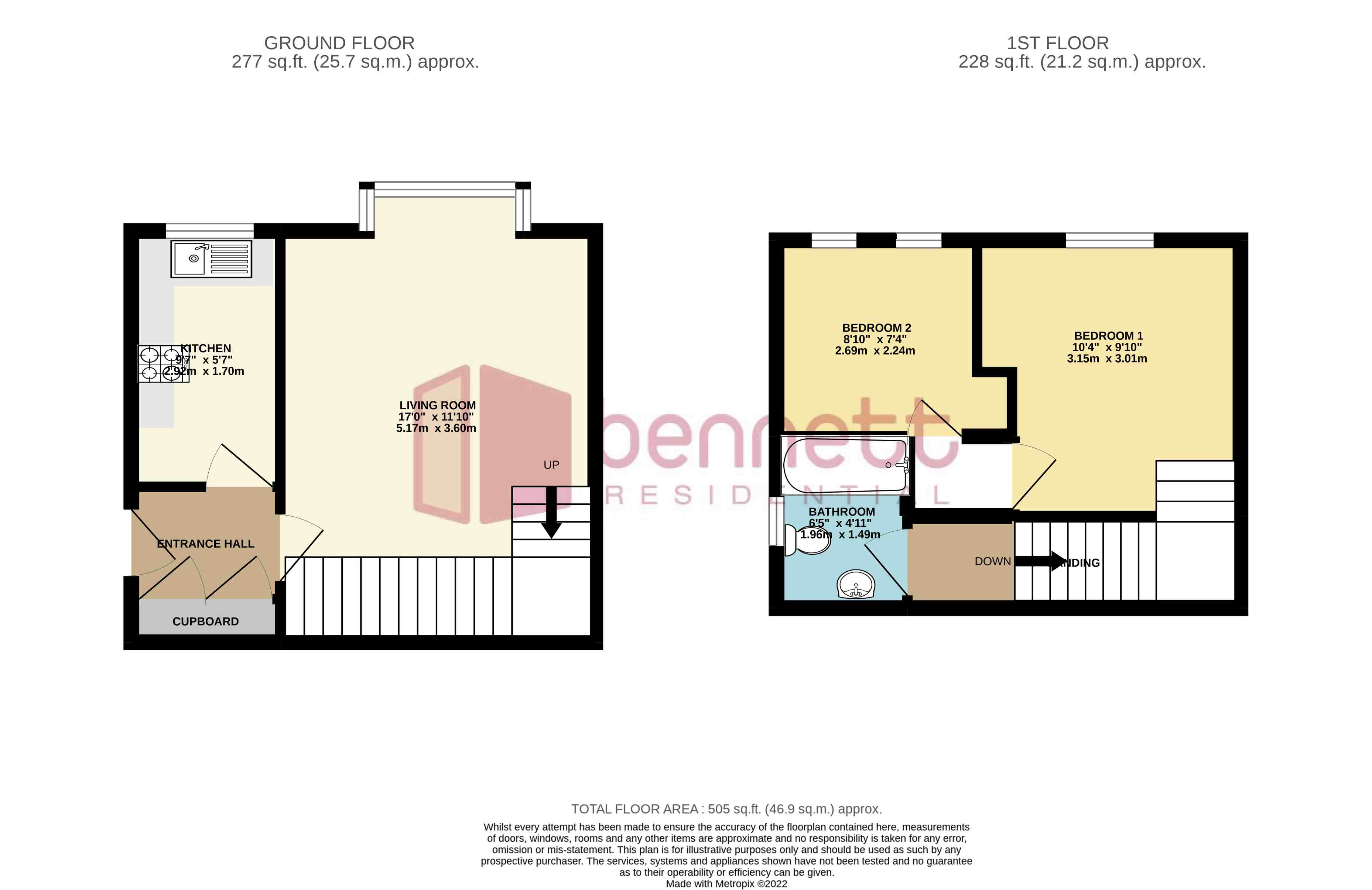 Floorplans For St Andrews View, Taunton