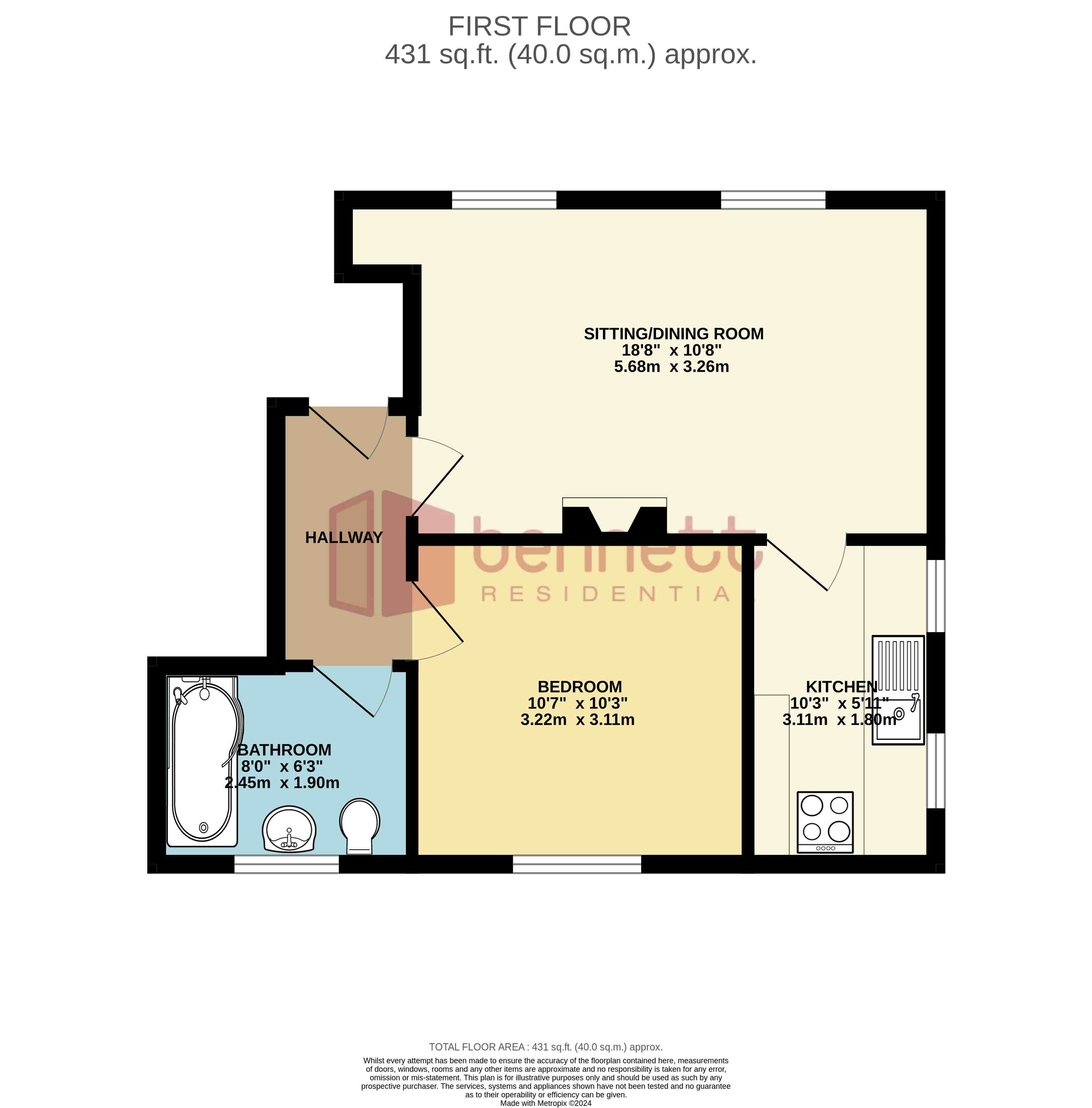 Floorplans For Gatchell House, Gatchell Oaks, Trull, Taunton